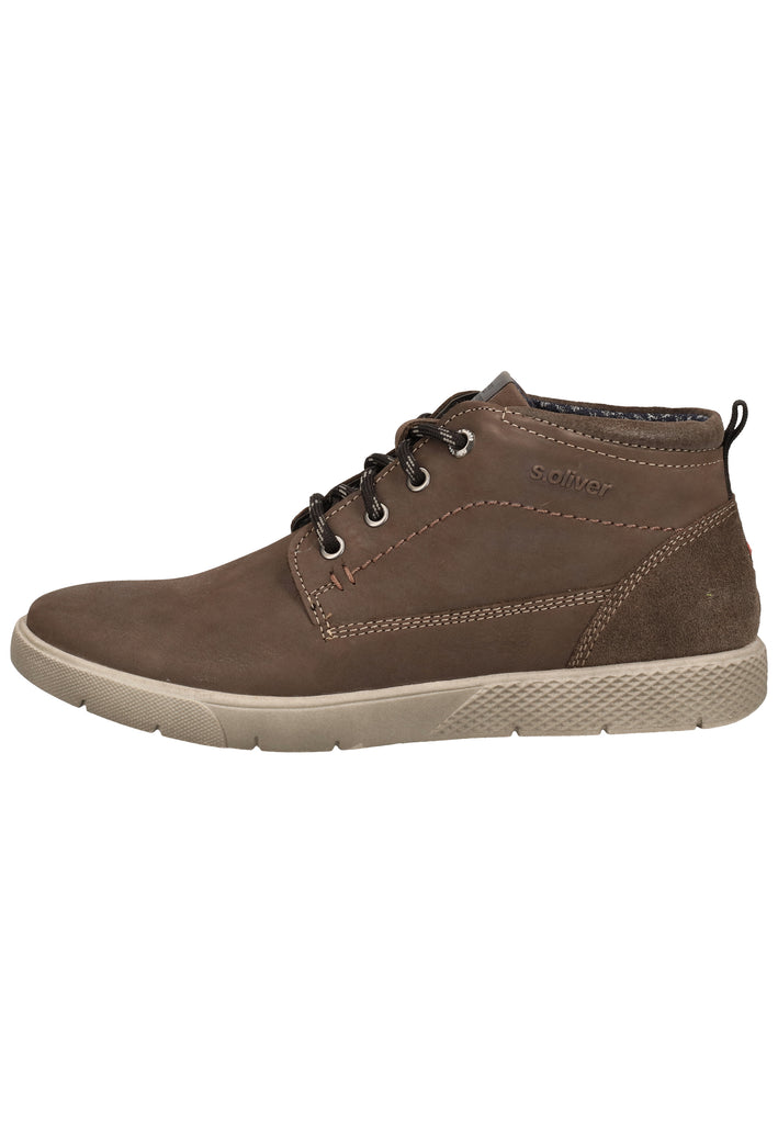 s.Oliver Businessschuhe Leder Grau - surf4shoes