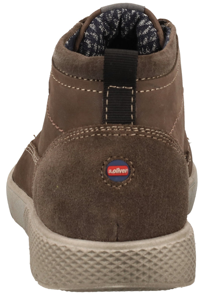 s.Oliver Businessschuhe Leder Grau - surf4shoes