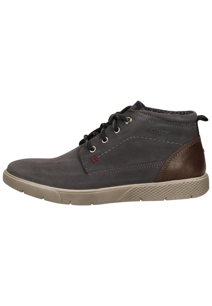 s.Oliver Businessschuhe Leder Blau - surf4shoes