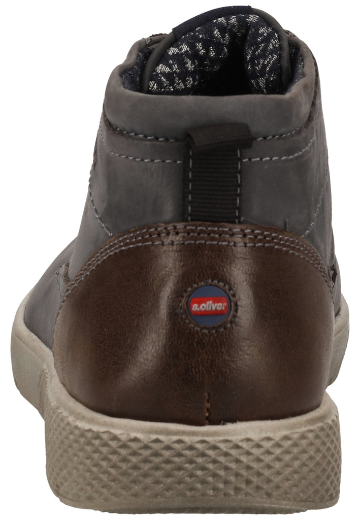 s.Oliver Businessschuhe Leder Blau - surf4shoes