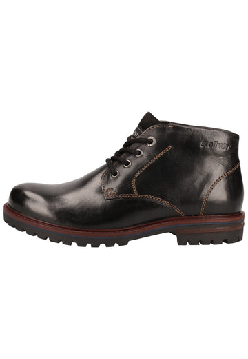 s.Oliver Stiefelette Leder Schwarz - surf4shoes