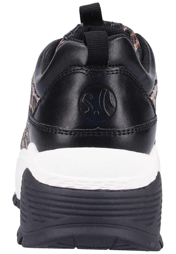s.Oliver Halbschuhe Lederimitat/Textil Braun - surf4shoes