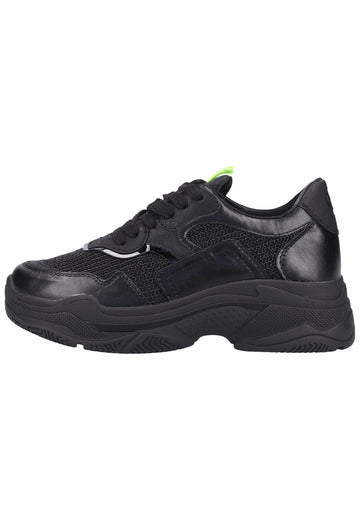 s.Oliver Halbschuhe Lederimitat/Textil Schwarz - surf4shoes