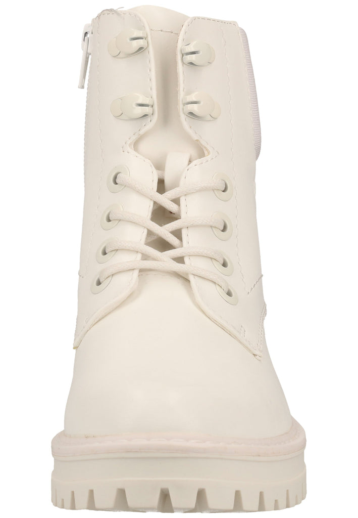 s.Oliver Stiefelette Lederimitat/Textil Weiß - surf4shoes