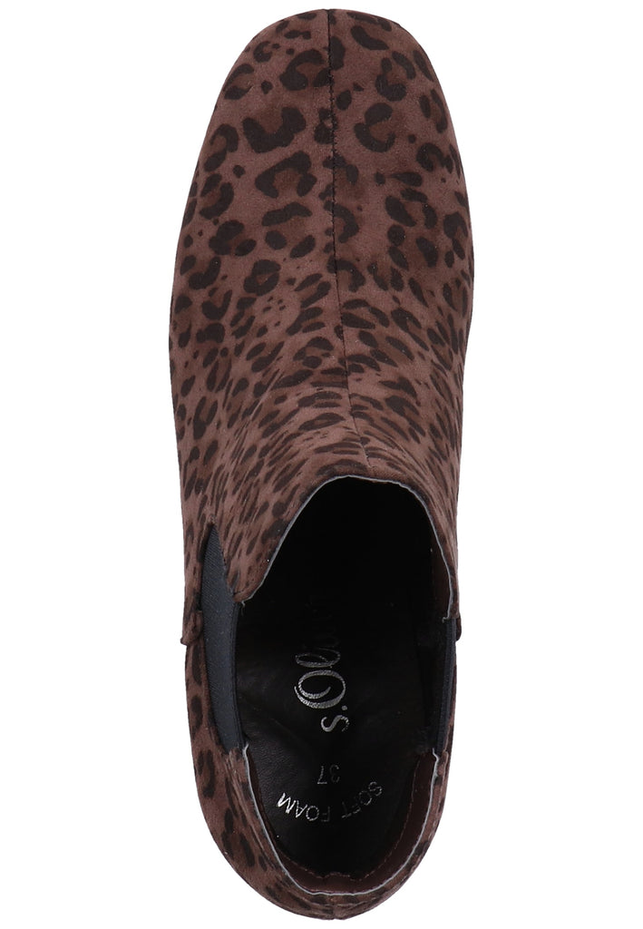 s.Oliver Stiefelette Textil Braun - surf4shoes