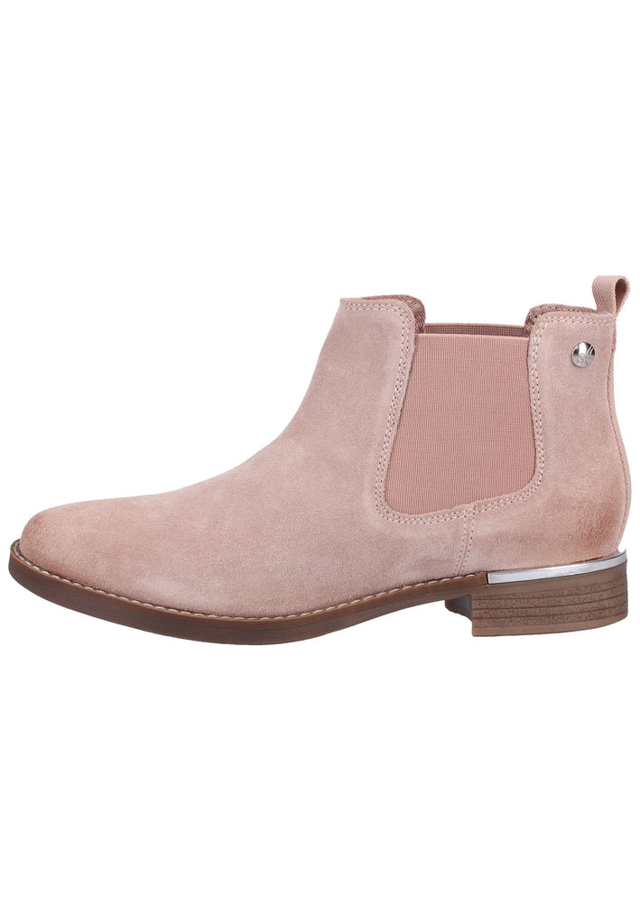 s.Oliver Stiefelette Veloursleder Rose - surf4shoes