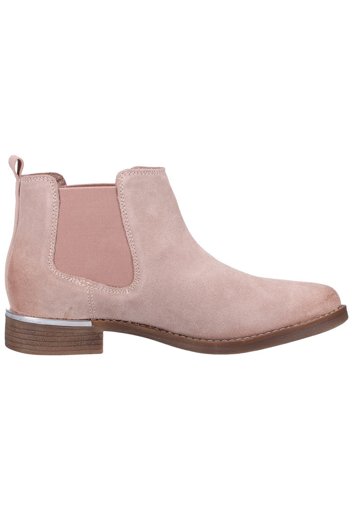 s.Oliver Stiefelette Veloursleder Rose - surf4shoes