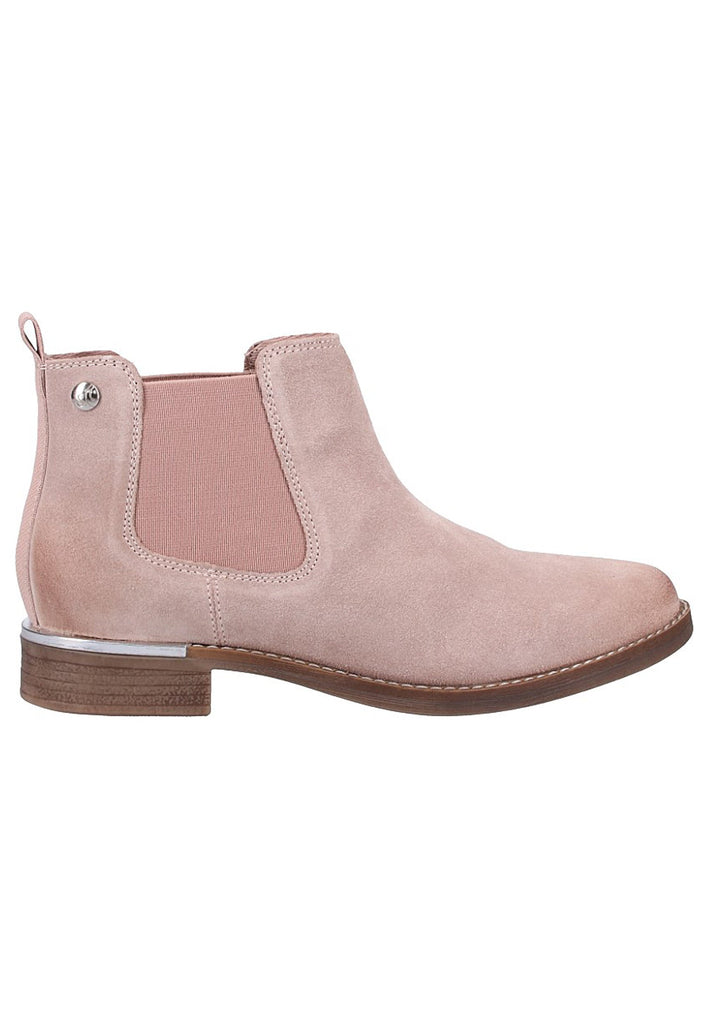 s.Oliver Stiefelette Veloursleder Rose - surf4shoes