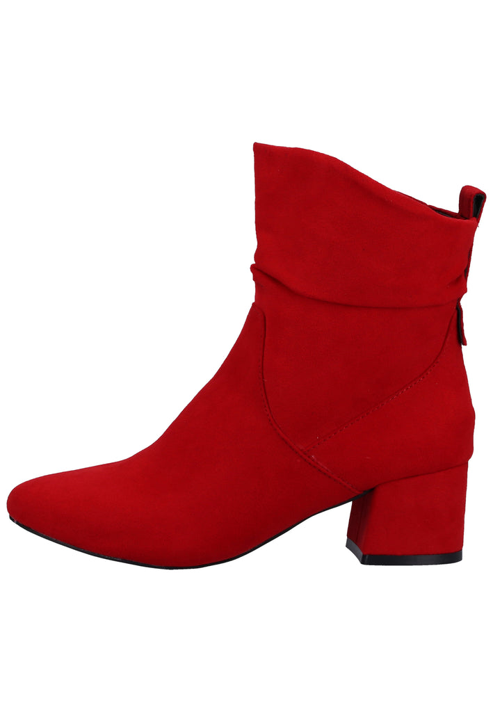 s.Oliver Stiefelette Textil Rot - surf4shoes