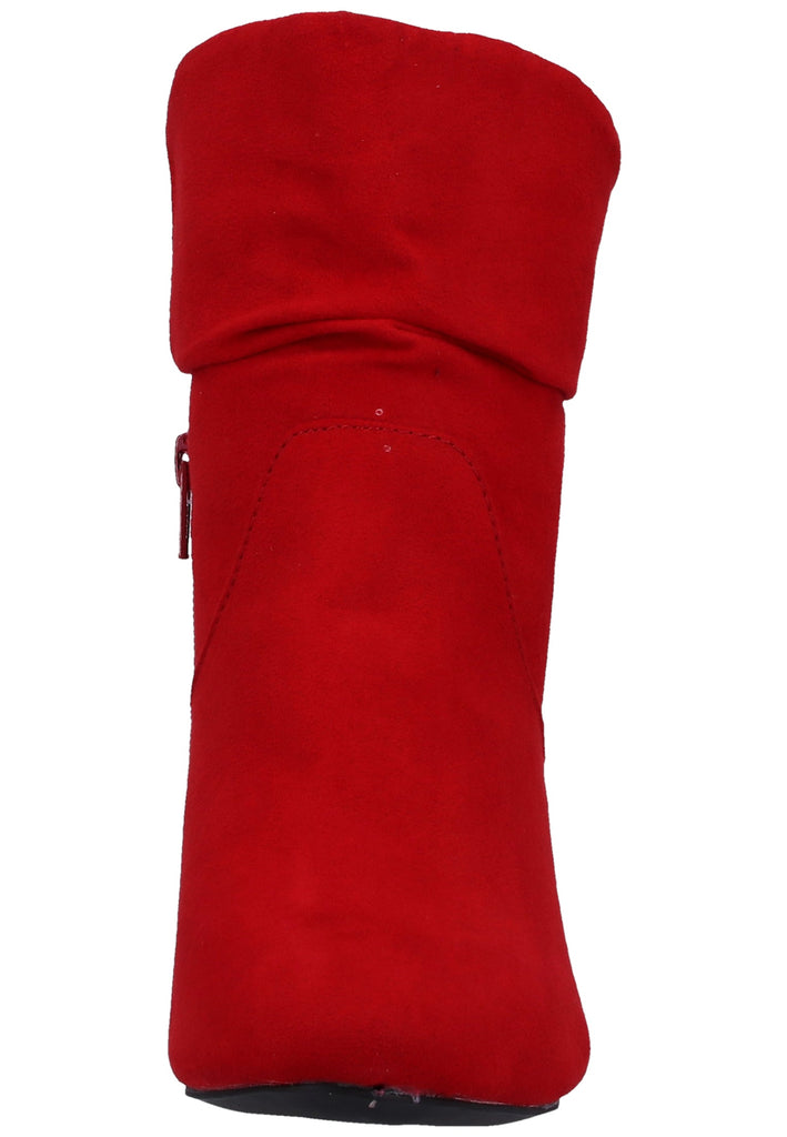 s.Oliver Stiefelette Textil Rot - surf4shoes