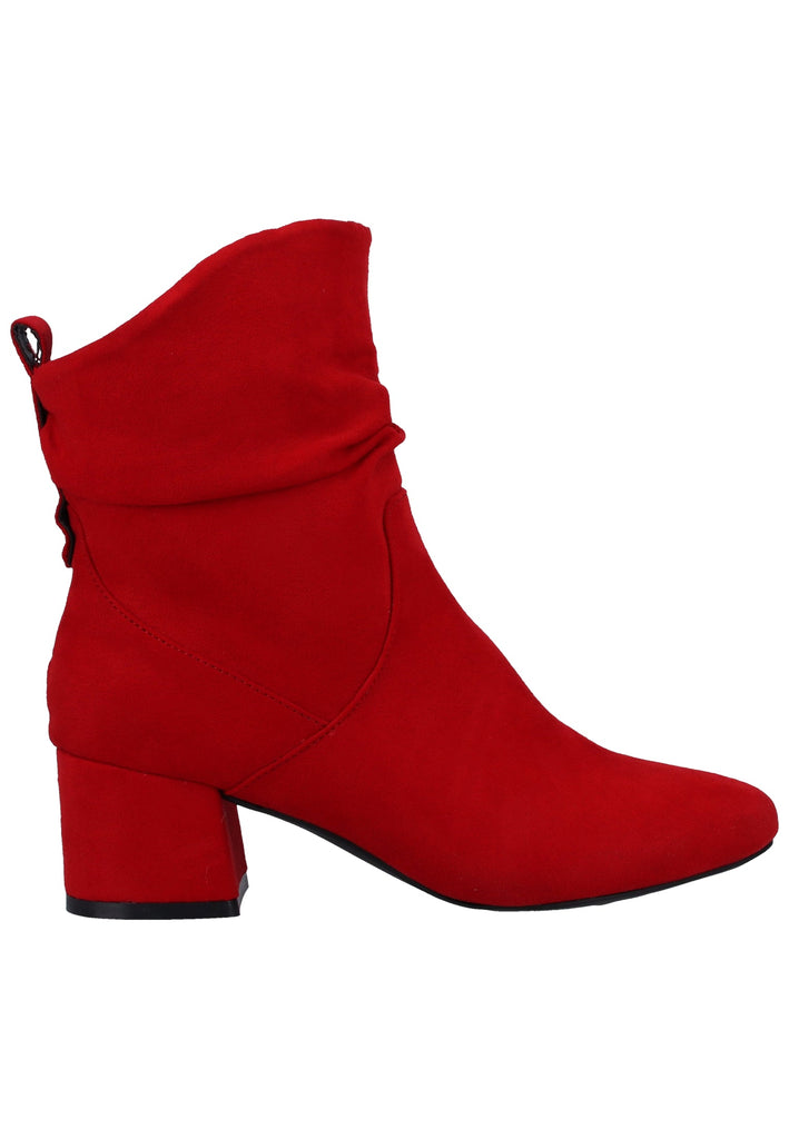 s.Oliver Stiefelette Textil Rot - surf4shoes