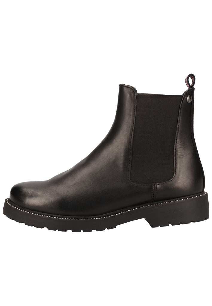 s.Oliver Stiefelette Nappaleder Schwarz - surf4shoes