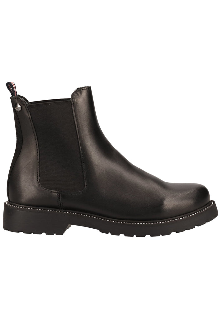 s.Oliver Stiefelette Nappaleder Schwarz - surf4shoes