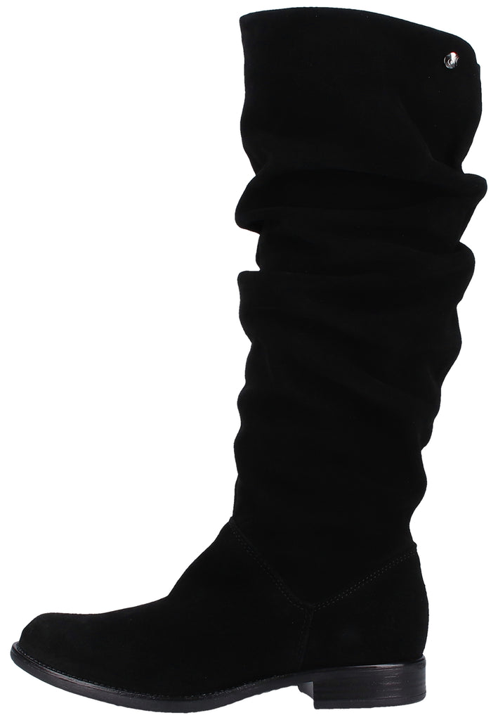 s.Oliver Stiefel Leder Schwarz - surf4shoes