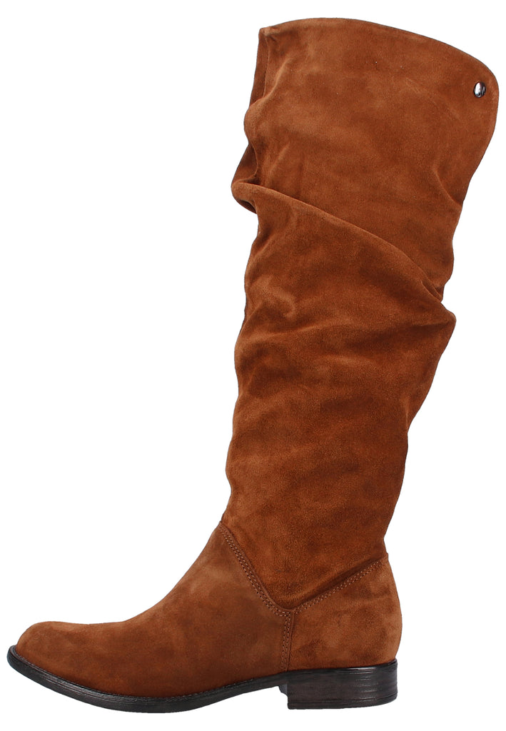 s.Oliver Stiefel Leder Cognac - surf4shoes