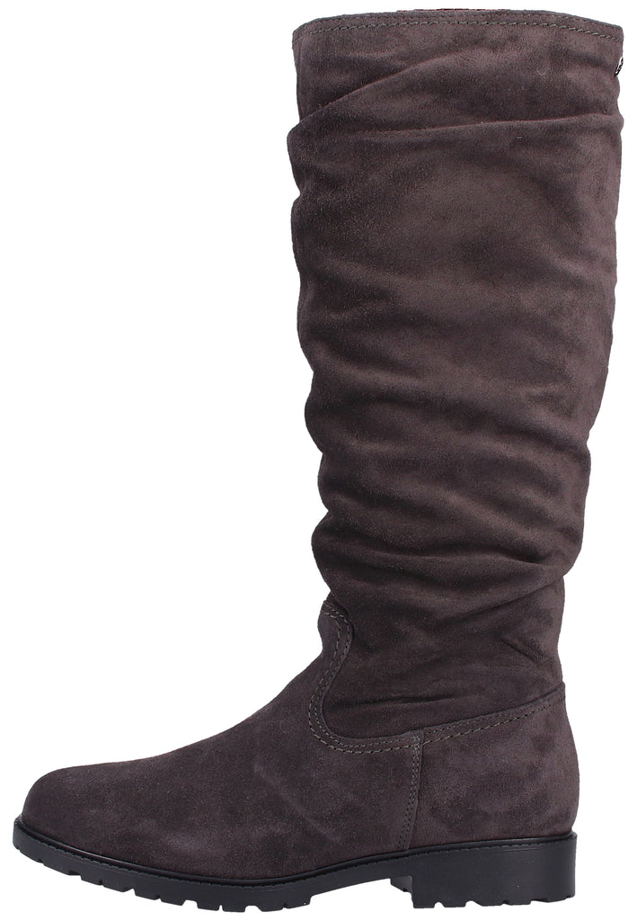 s.Oliver Stiefel Leder Dunkelgrau Warmfutter - surf4shoes