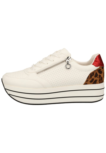 s.Oliver Sneaker Lederimitat Weiß - surf4shoes