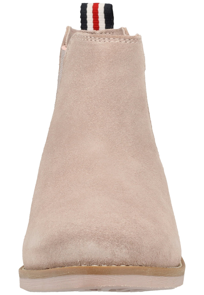 s.Oliver Stiefelette Veloursleder/Textil Hellrosa - surf4shoes