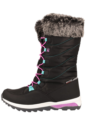 Kamik Stiefel Lederimitat/Nylon Schwarz Warmfutter - surf4shoes