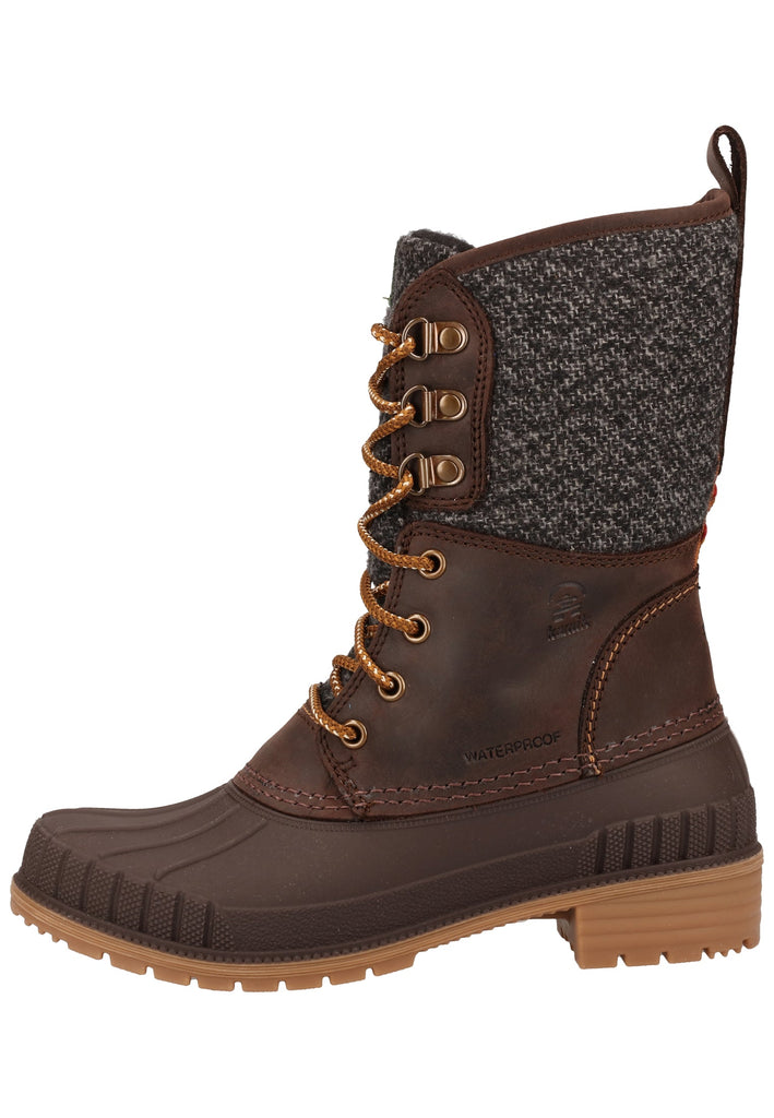 Kamik Stiefel Leder/Textil Chocolate Warmfutter - surf4shoes