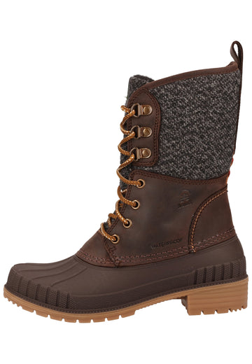 Kamik Stiefel Leder/Textil Chocolate Warmfutter - surf4shoes