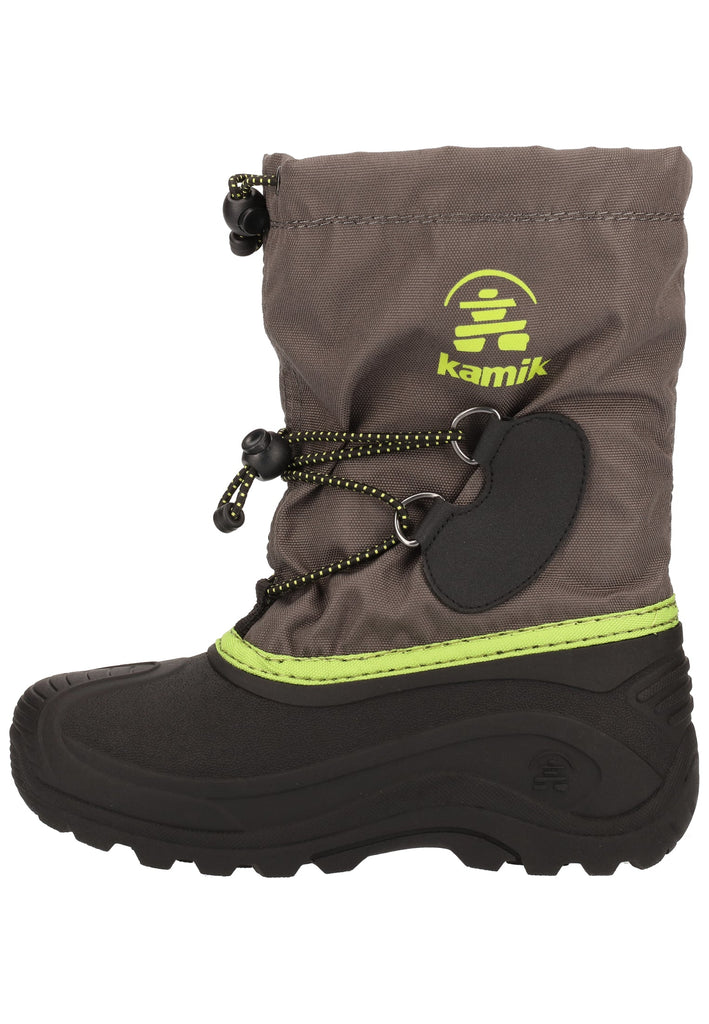 Kamik Stiefel Nylon Grau Warmfutter - surf4shoes