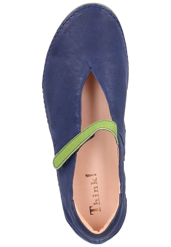 Think! Halbschuhe Leder Blau - surf4shoes