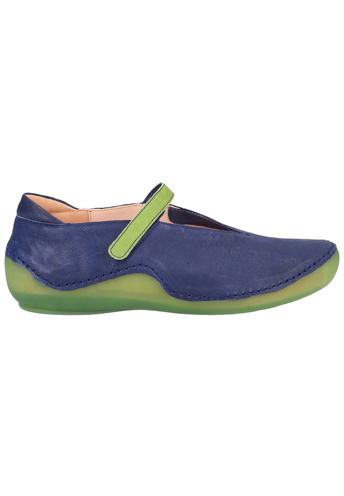 Think! Halbschuhe Leder Blau - surf4shoes