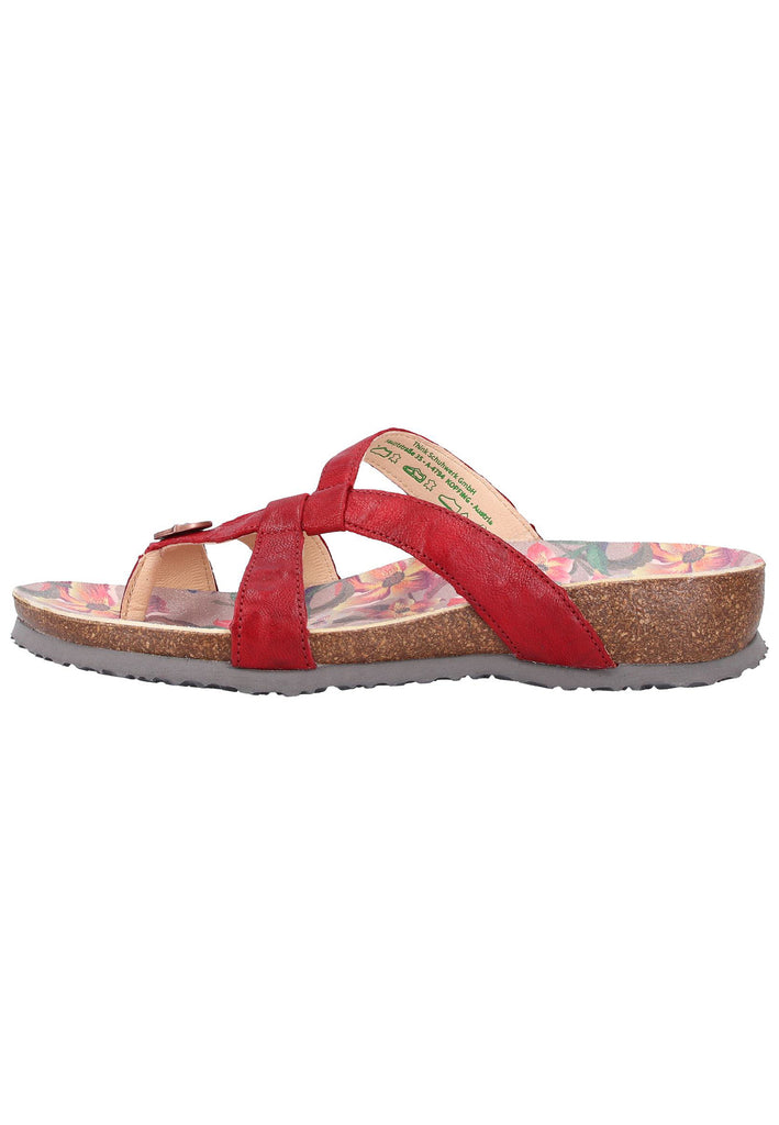 Think! Sandalen Leder Rot - surf4shoes