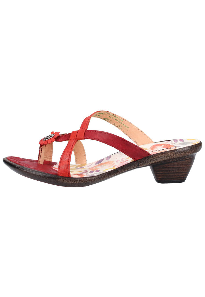 Think! Sandalen Leder Rot - surf4shoes