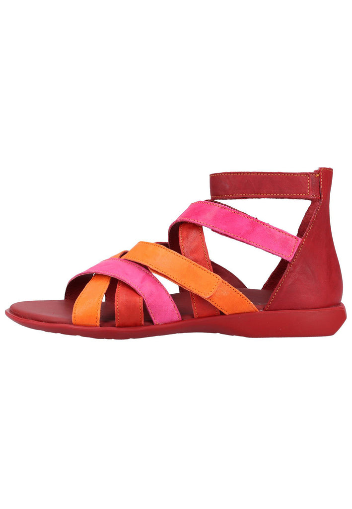 Think! Sandalen Leder Rot - surf4shoes