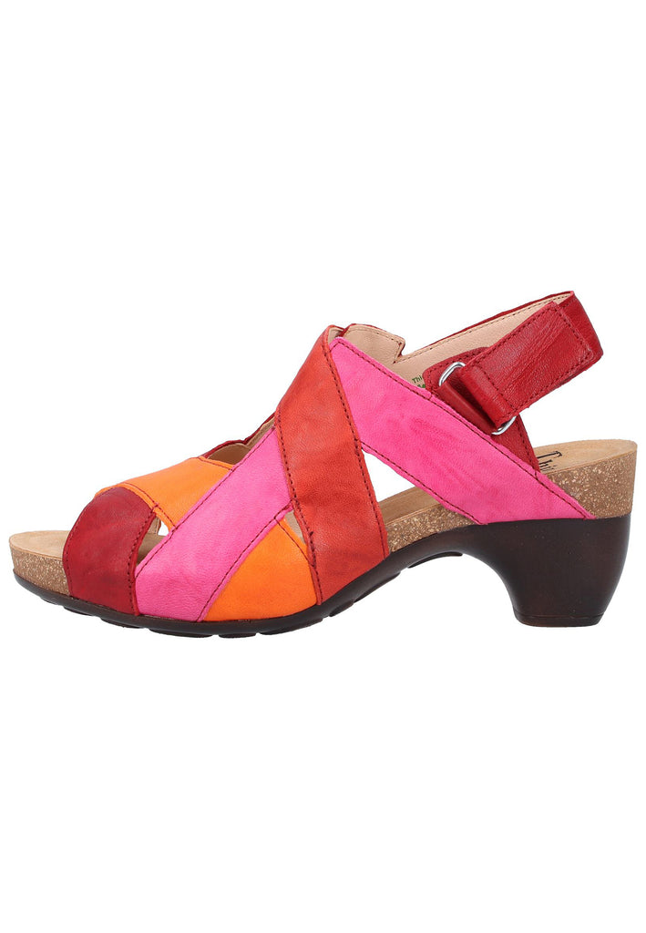 Think! Sandalen Leder Rot - surf4shoes