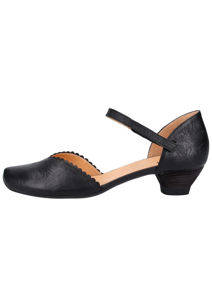 Think! Pumps Leder Schwarz - surf4shoes