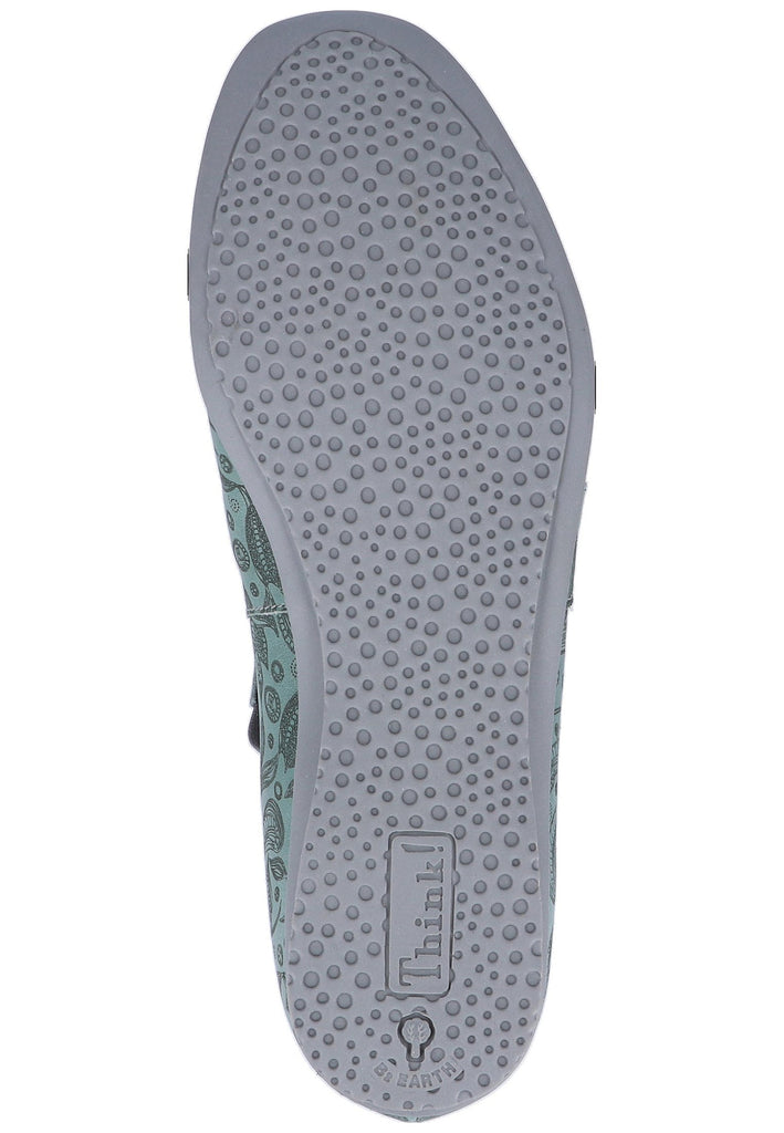 Think! Ballerinas Leder Blau - surf4shoes