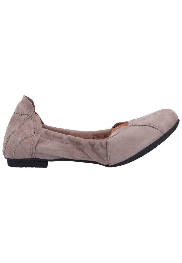 Think! Ballerinas Nubukleder Grau - surf4shoes