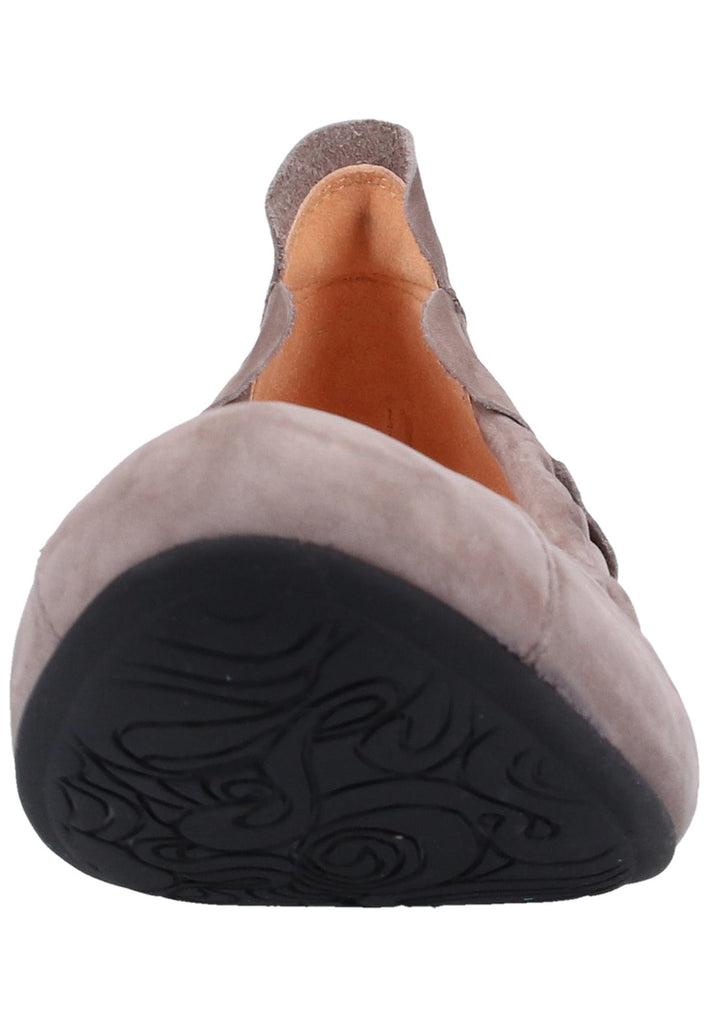 Think! Ballerinas Nubukleder Grau - surf4shoes
