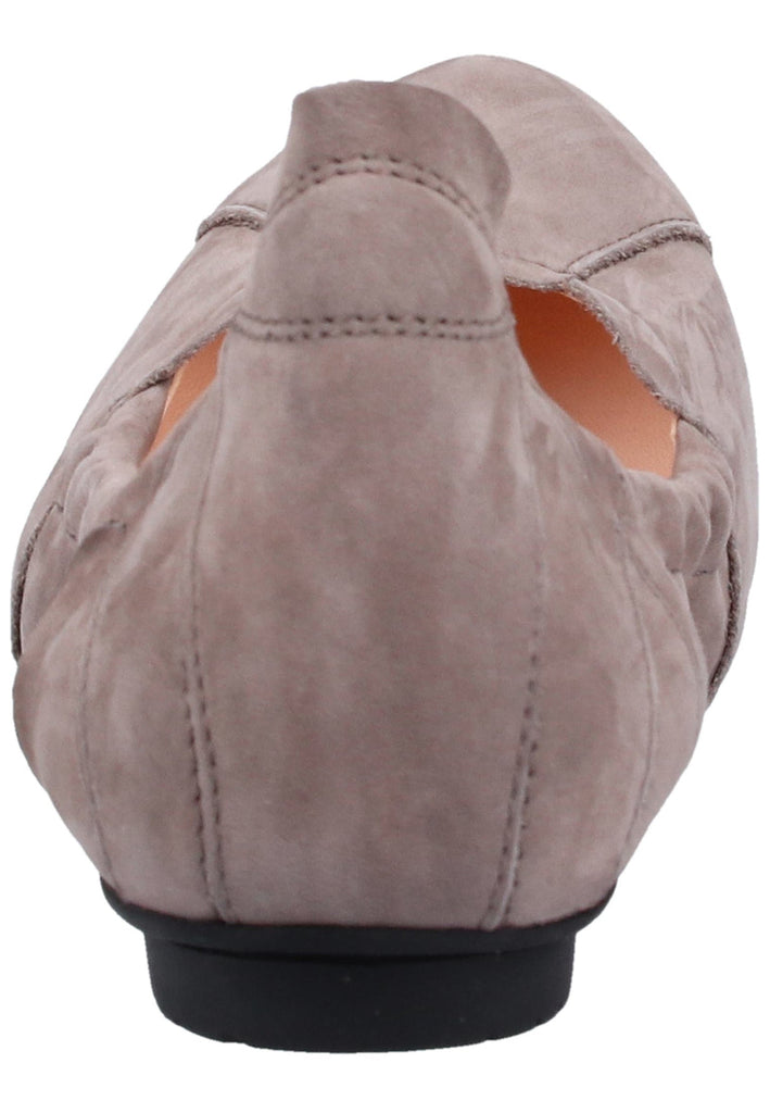 Think! Ballerinas Nubukleder Grau - surf4shoes