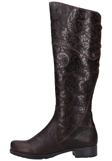 Think! Stiefel Leder Espresso Warmfutter - surf4shoes