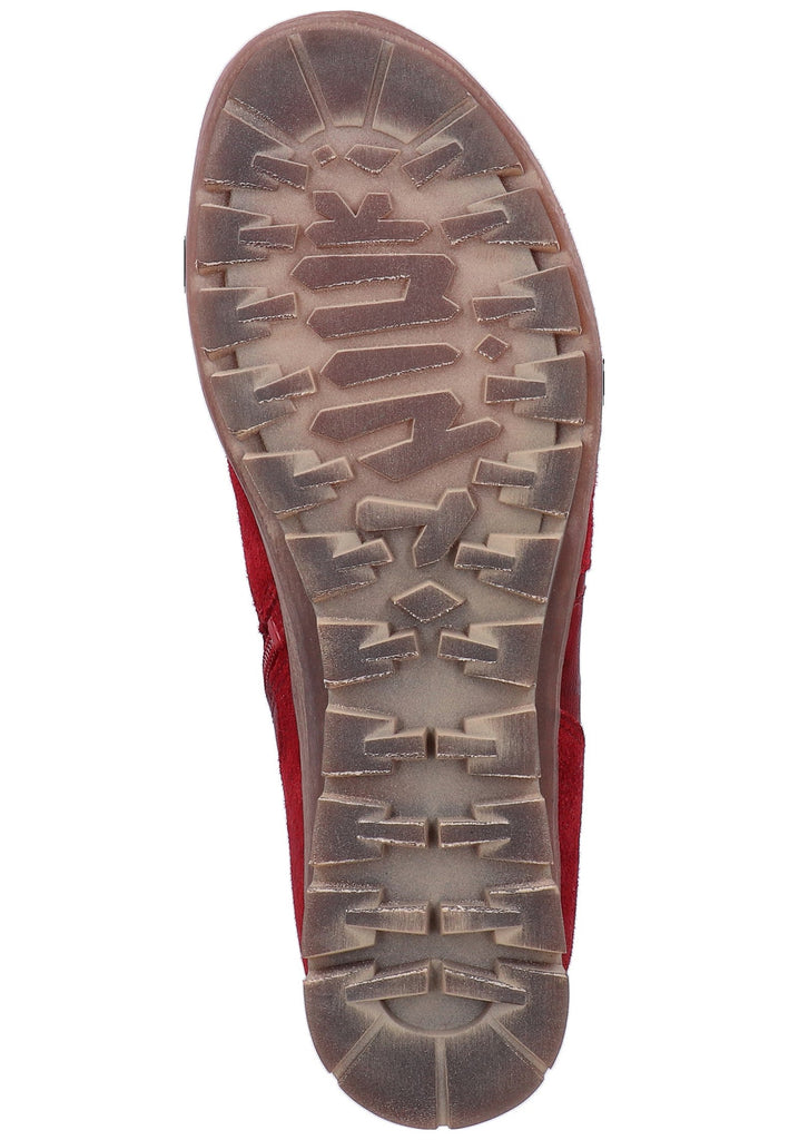 Think! Stiefelette Veloursleder Cherry - surf4shoes