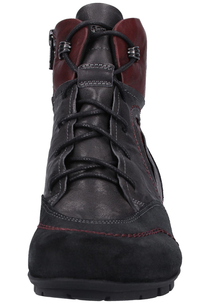Think! Stiefelette Veloursleder Schwarz - surf4shoes