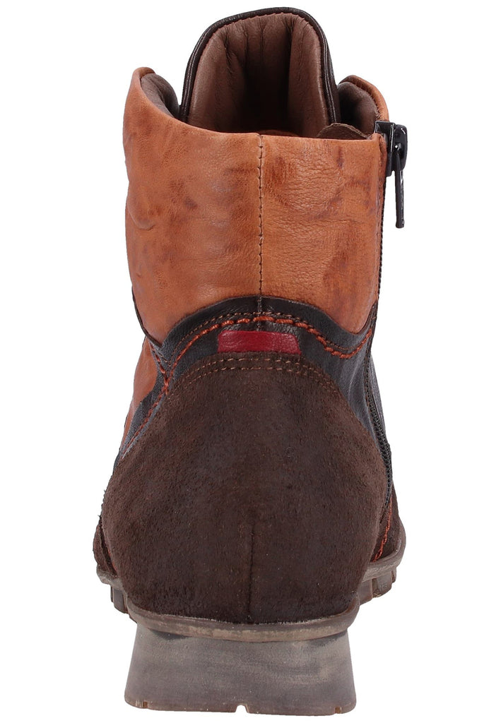 Think! Stiefelette Veloursleder Espresso - surf4shoes