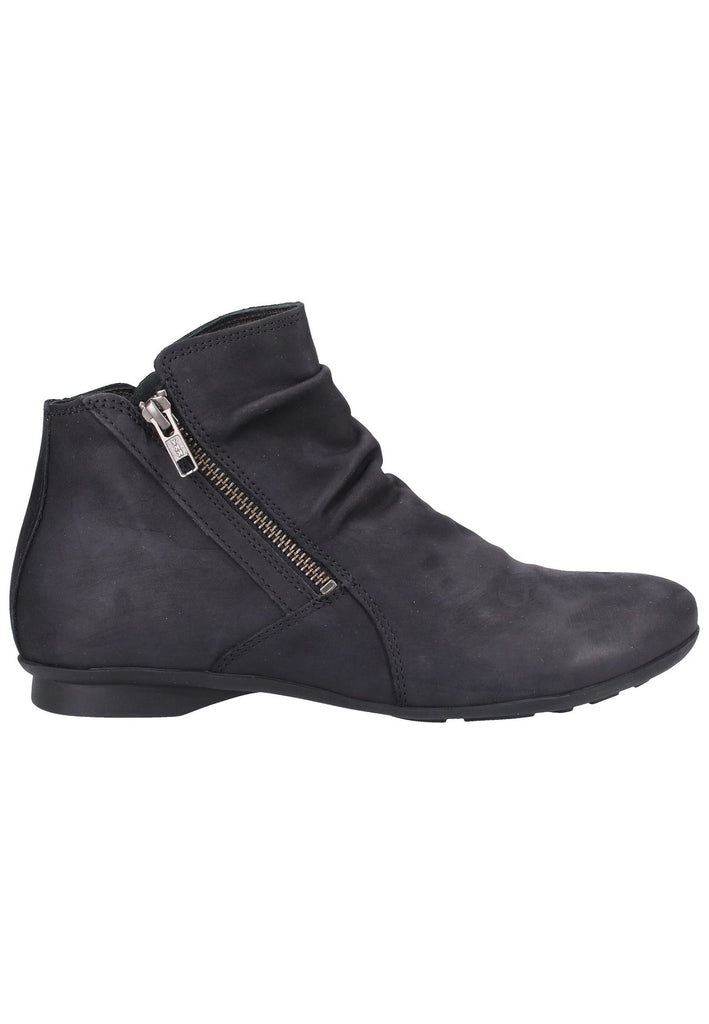 Think! Stiefelette Nubukleder Schwarz - surf4shoes