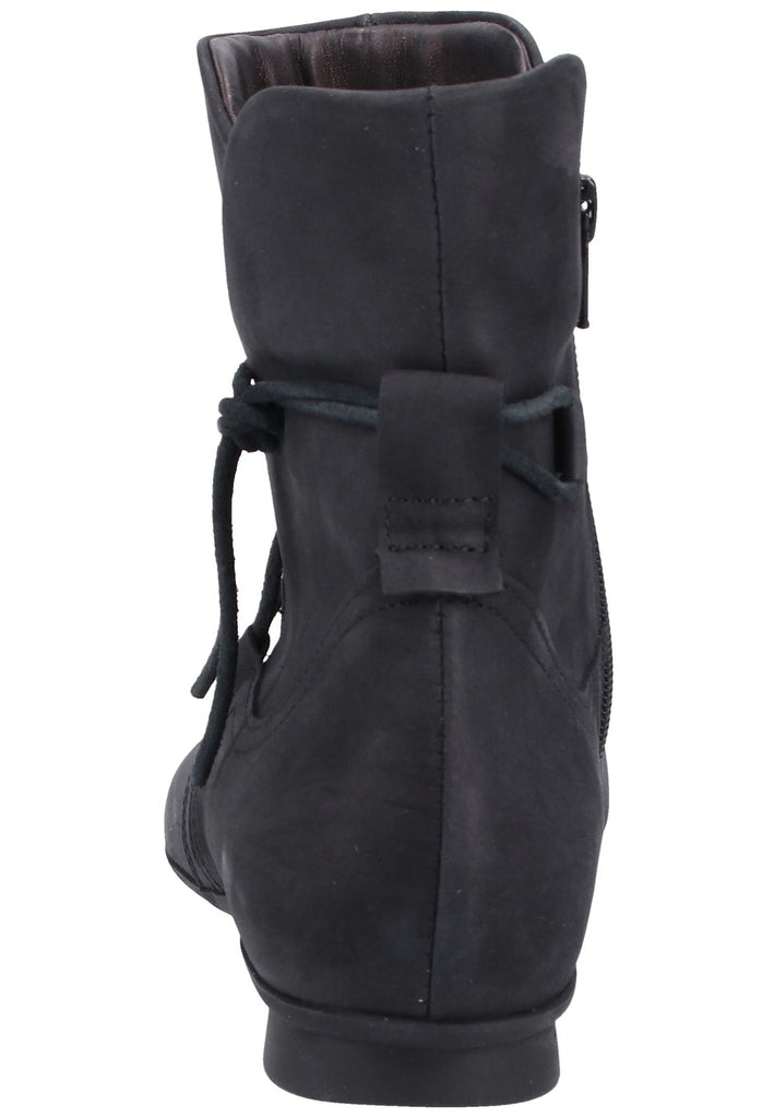 Think! Stiefelette Nubukleder Schwarz - surf4shoes