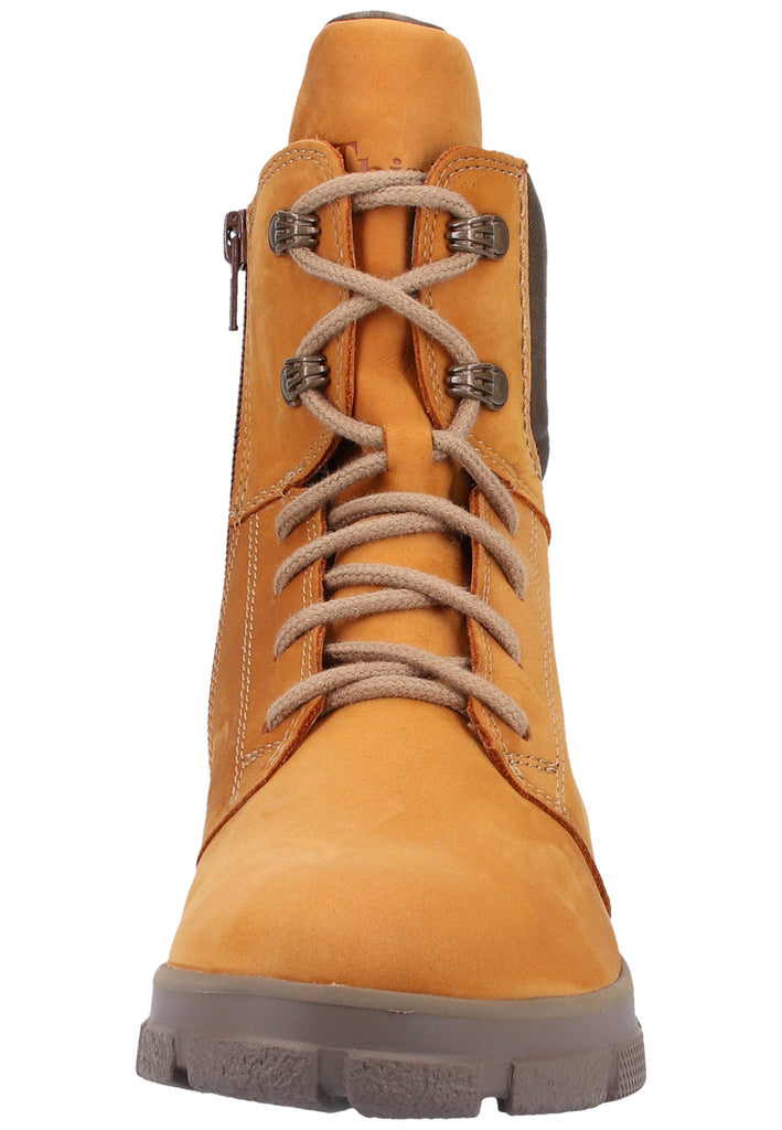 Think! Stiefelette Nubukleder Senf - surf4shoes