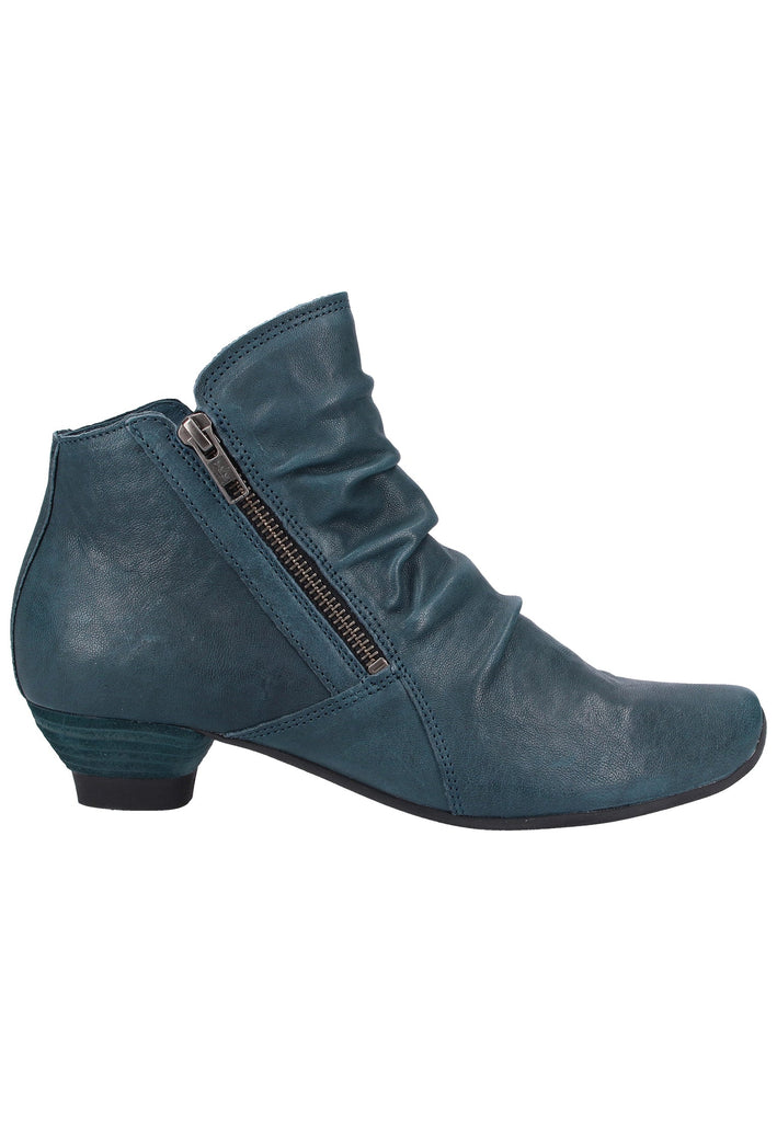 Think! Stiefelette Nappaleder Blau - surf4shoes