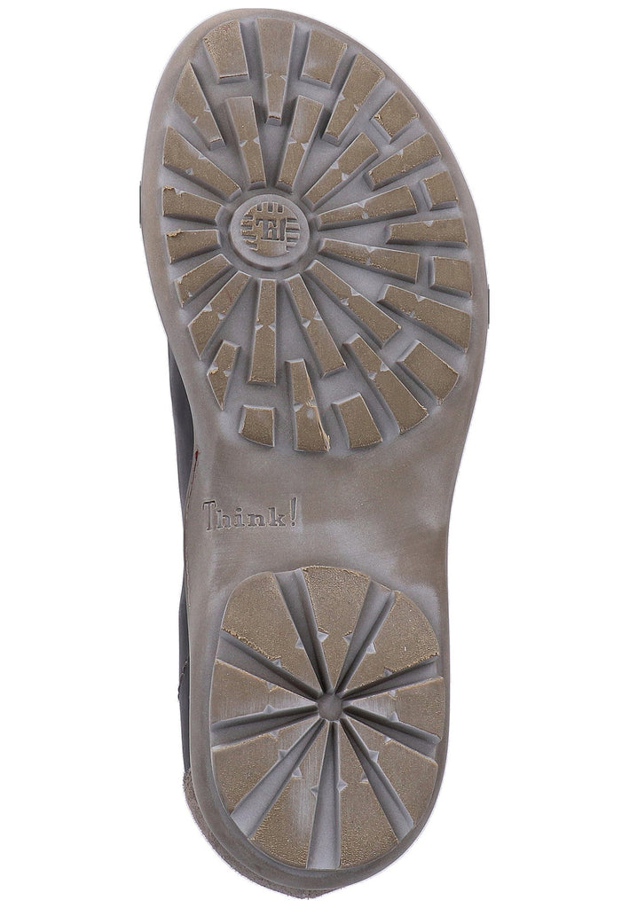 Think! Halbschuhe Veloursleder Schwarz - surf4shoes