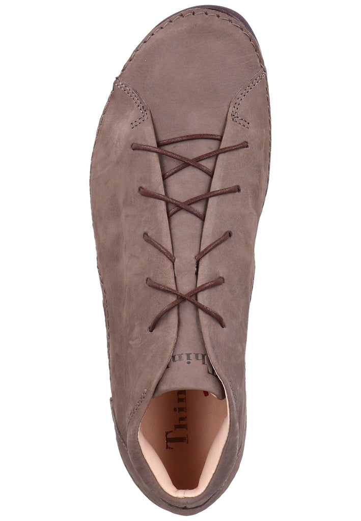 Think! Halbschuhe Leder Taupe - surf4shoes