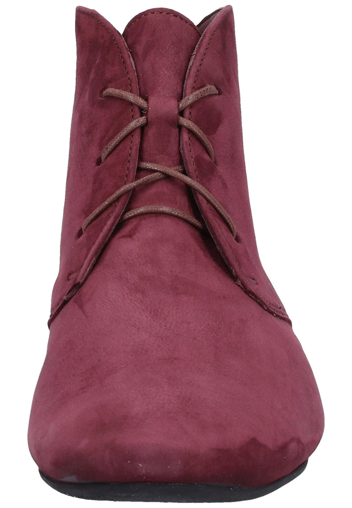 Think! Stiefelette Nubukleder Rot - surf4shoes