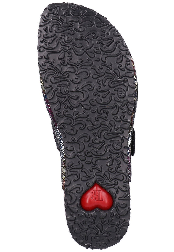 Think! Clogs Leder Schwarz - surf4shoes