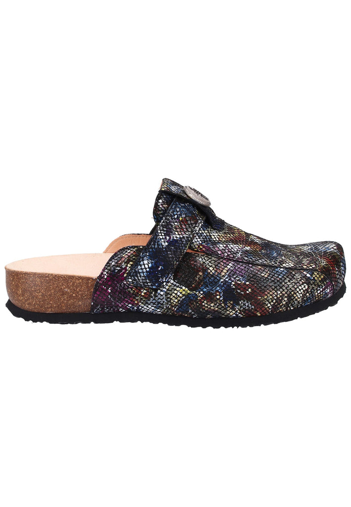 Think! Clogs Leder Schwarz - surf4shoes